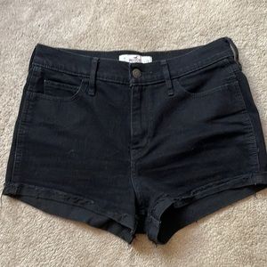 Black Hollister California Jean Shorts